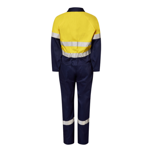 Picture of LIGHT WEIGHT HI VIS COTTON DRILL REFLECTIVE COVERALL